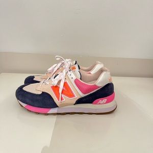 New Balance 574 Natural Indigo Vintage Rose